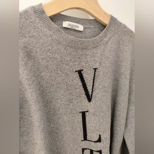 Valentino Grey Cashmere/Wool Sweater (XL)
